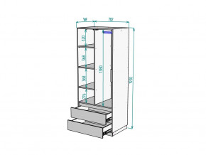 Шкаф Malta light H297 Белый в Озёрске - ozyorsk.magazinmebel.ru | фото - изображение 2