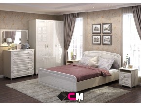 Спальня Виктория МДФ с большим комодом в Озёрске - ozyorsk.magazinmebel.ru | фото